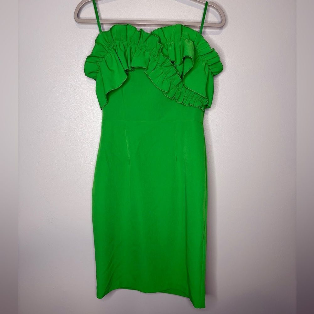 Posh Couture Ruffle Detail Dress